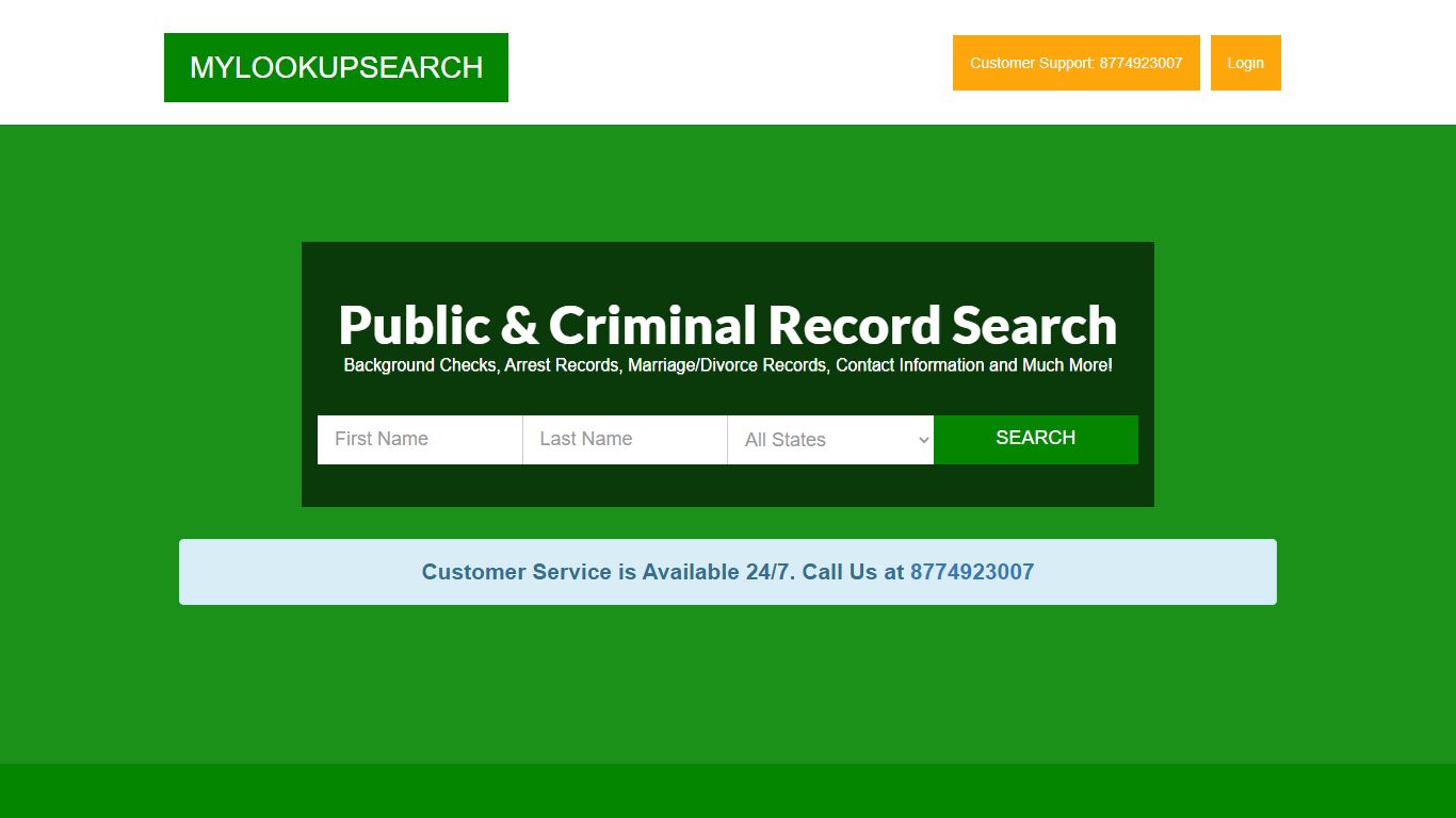 Mylookupsearch - People Public Records Search - mylookupsearch.com